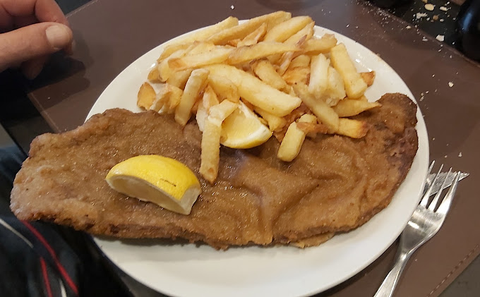 milanesa con papas